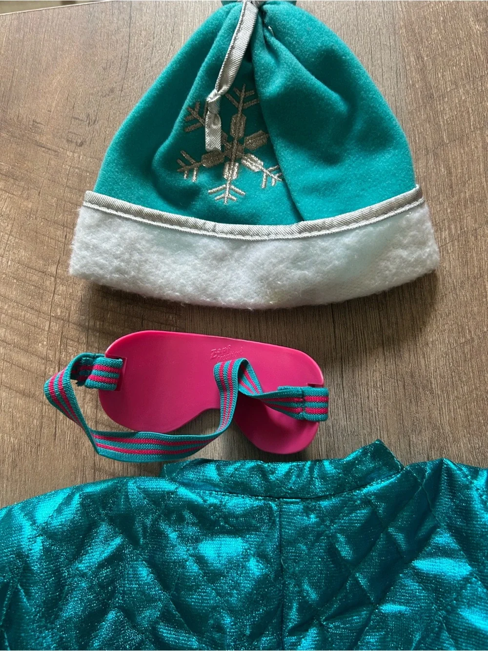 Original Zapf Creations 90s Teal Baby Born Snowsuit Set